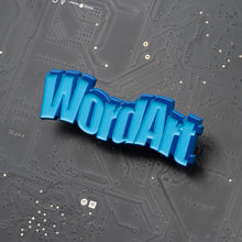 Load image into Gallery viewer, Word Art (Blue)