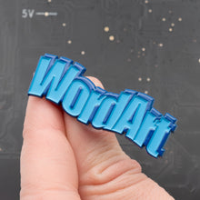 Load image into Gallery viewer, Word Art (Blue)