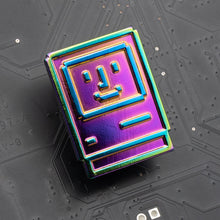 Load image into Gallery viewer, Happy Mac (rainbow anodized)
