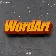 Load image into Gallery viewer, Word Art (Orange)
