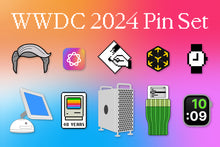 Load image into Gallery viewer, Apple WWDC 2024 Pin Set
