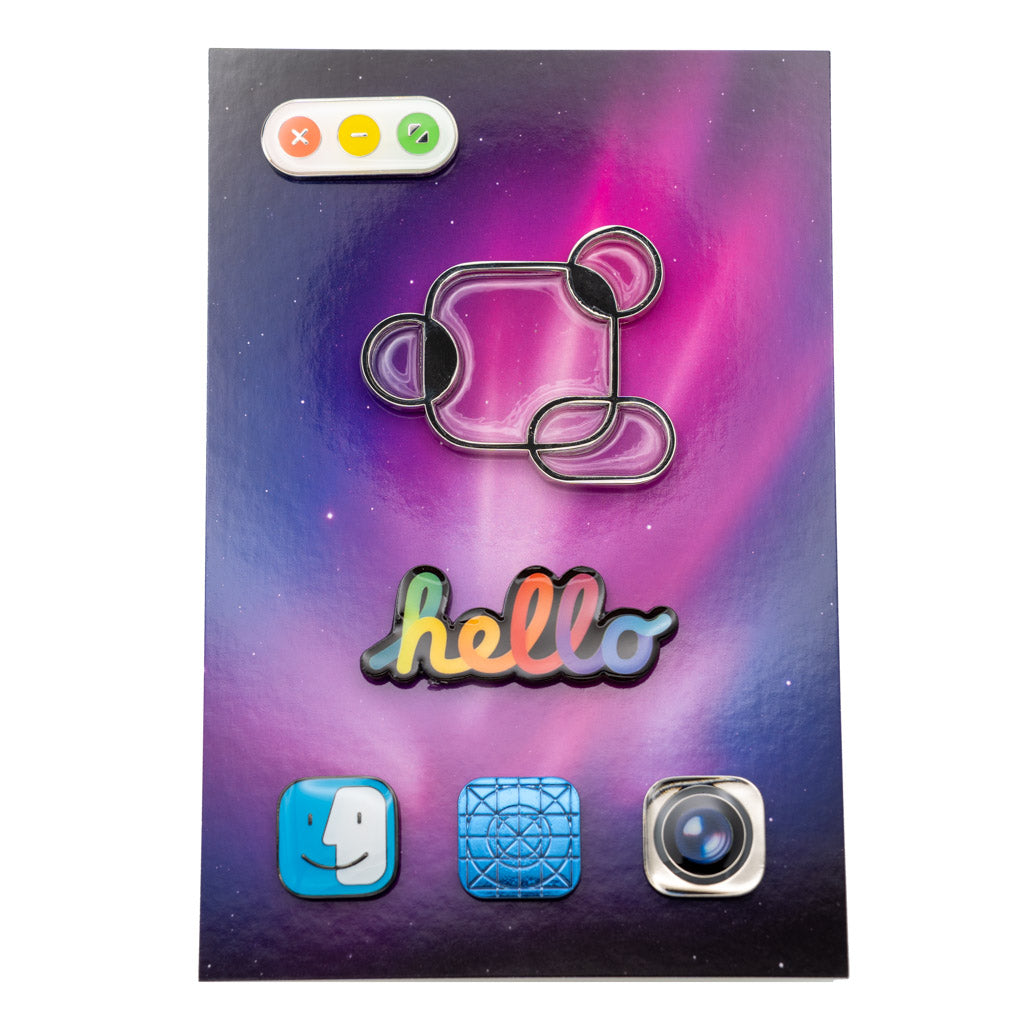 Apple WWDC 2025 Pin Set – Glitchbits