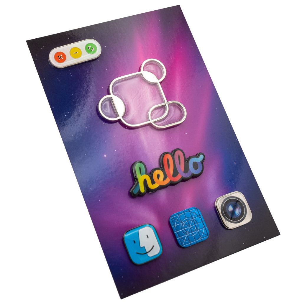 Apple WWDC 2025 Pin Set – Glitchbits